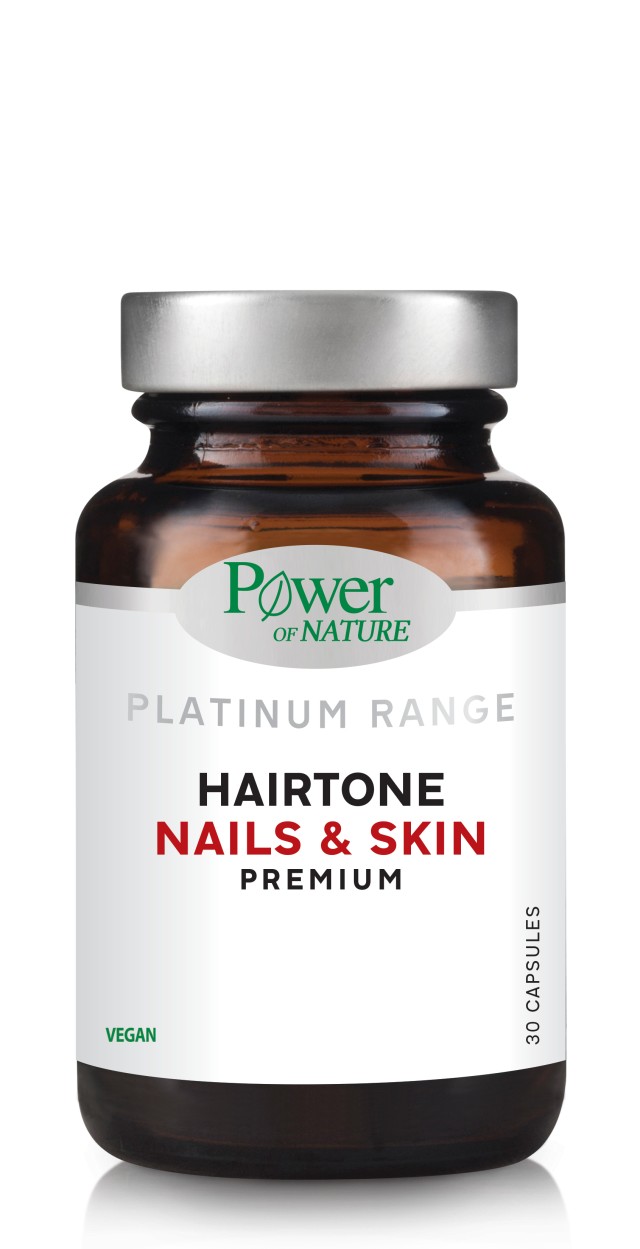 Power Health Platinum Range Hairtone Nails & Skin Premium Συμπλήρωμα Διατροφής Για Υγιή Νύχια & Δέρμα