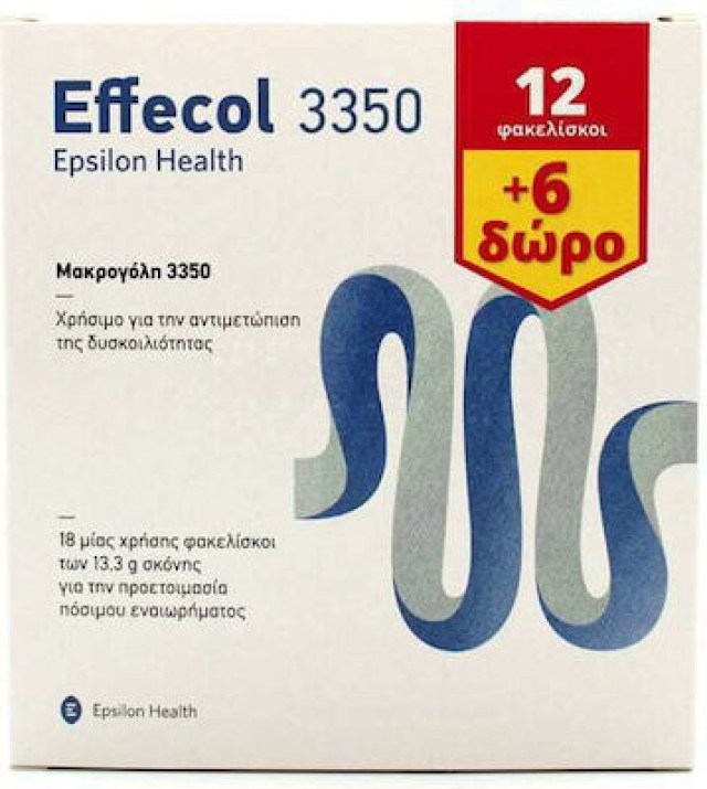 Epsilon Health Effecol 3350 Ενηλίκων 12φακελάκια + 6 Δώρο
