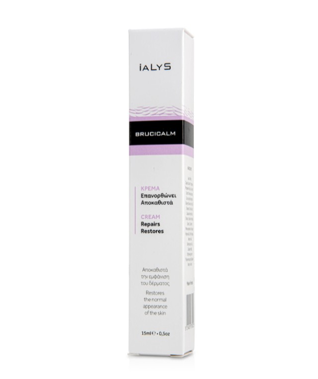 IALYS - Brucicalm Cream - 15ml  (Κρέμα για Eπούλωση & Αποκατάσταση της Φυσιολογικής Δομής του Δέρματος)