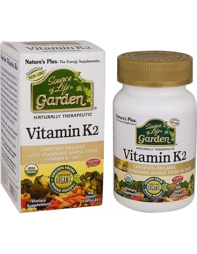 Natures Plus Garden Vitamin K2 Βιταμίνη K 120mcg 60vcaps