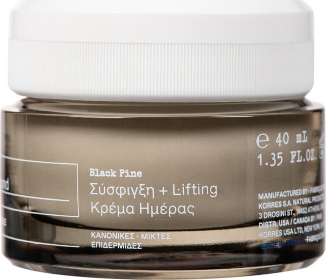 Korres Black Pine Bounce Firming Moisturizer Μαύρη Πεύκη Κρέμα Ημέρας για Σύσφιγξη & Lifting Κανονικές & Μικτές Επιδερμίδες 40ml