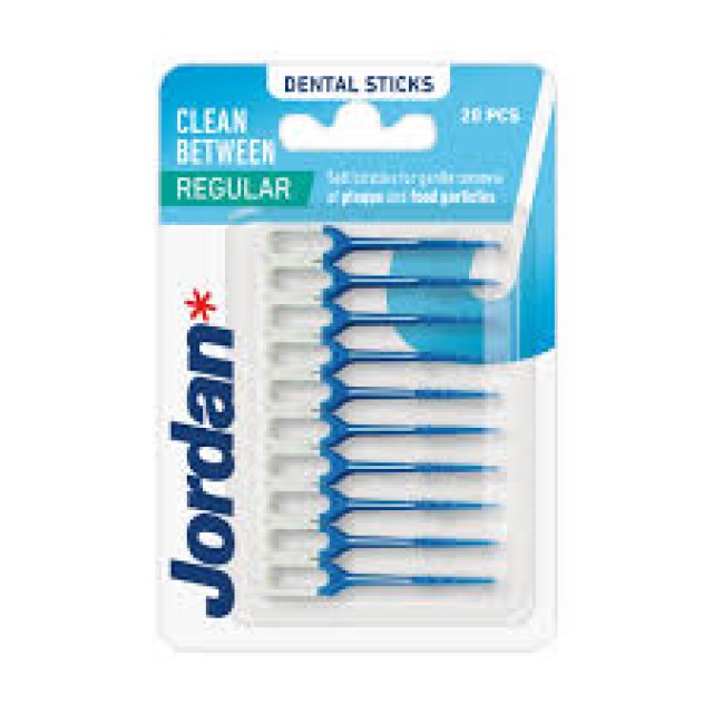 Jordan Clean Between Sticks Regular Μεσοδόντια Βουρτσάκια, 20τεμ