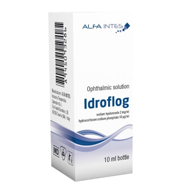 Alfa Intes Idroflog Οφθαλμικές Σταγόνες για Ξηροφθαλμία, 10ml
