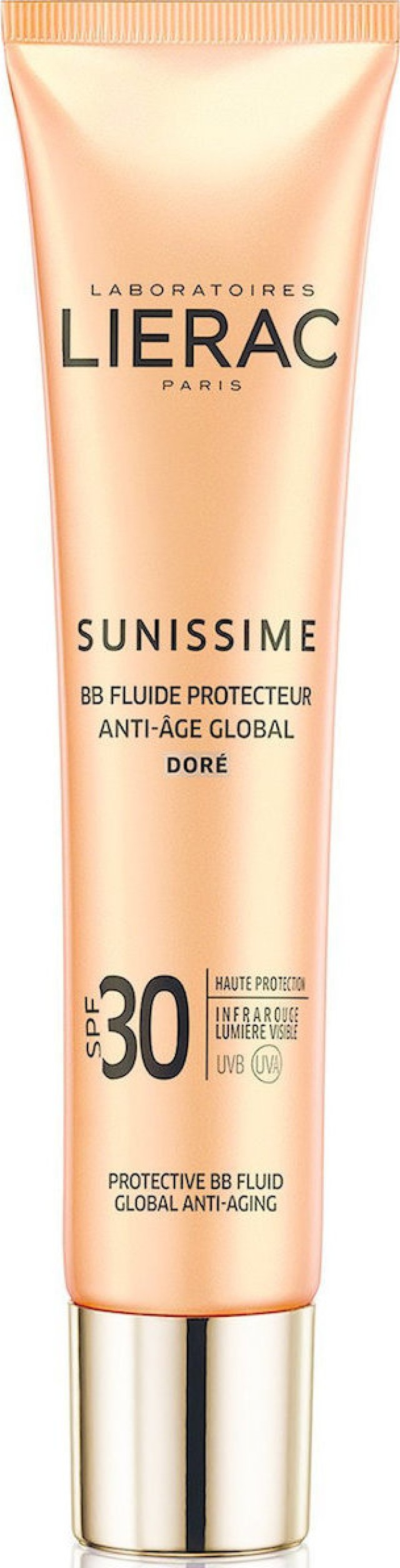 Lierac Sunissime BB Fluid Anti Age Global Golden Αντηλιακή Κρέμα Προσώπου Με Χρώμα SPF30 40ml