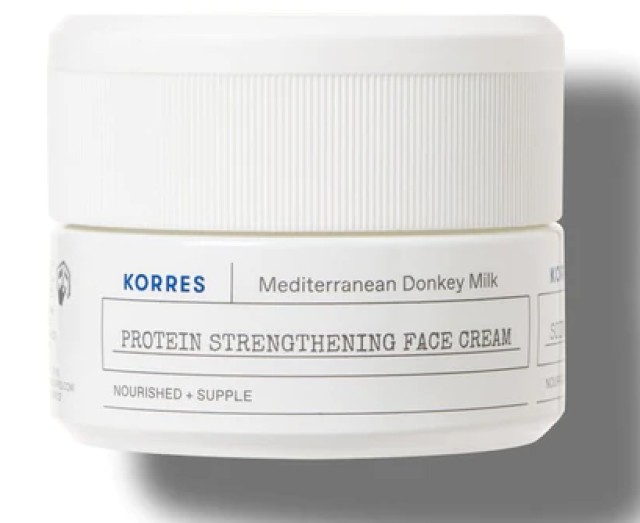 Korres Protein Strengthening Face Cream Ενισχυμένη Κρέμα Προσώπου Με Γάλα Γαϊδούρας 40ml