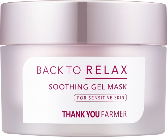 Thank You Farmer Back To Relax Soothing Gel Mask Ήπια Μάσκα Ενυδάτωσης Σε Μορφή Gel 100ml
