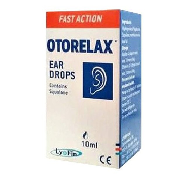 Lyofin Otorelax Ωτικές Σταγόνες αντιμετώπισης φλεγμονών, υγρασίας & κεριού 10ml