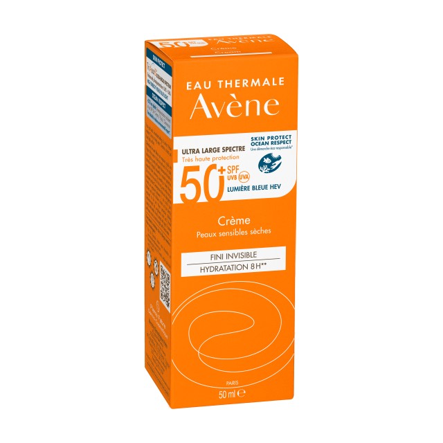 Avene Eau Thermale Cream SPF50+ Αντηλιακή Κρέμα Προσώπου Για Το Ξηρό & Πολύ Ξηρό Δέρμα 50ml