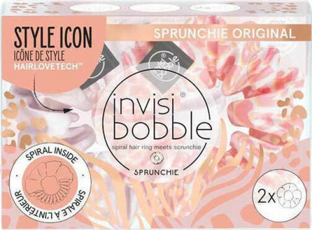 Invisibobble Sprunchie Urban Safari Duo We’ll Always Have Panther Υφασμάτινα Λαστιχάκια για τα Μαλλιά 2τμχ