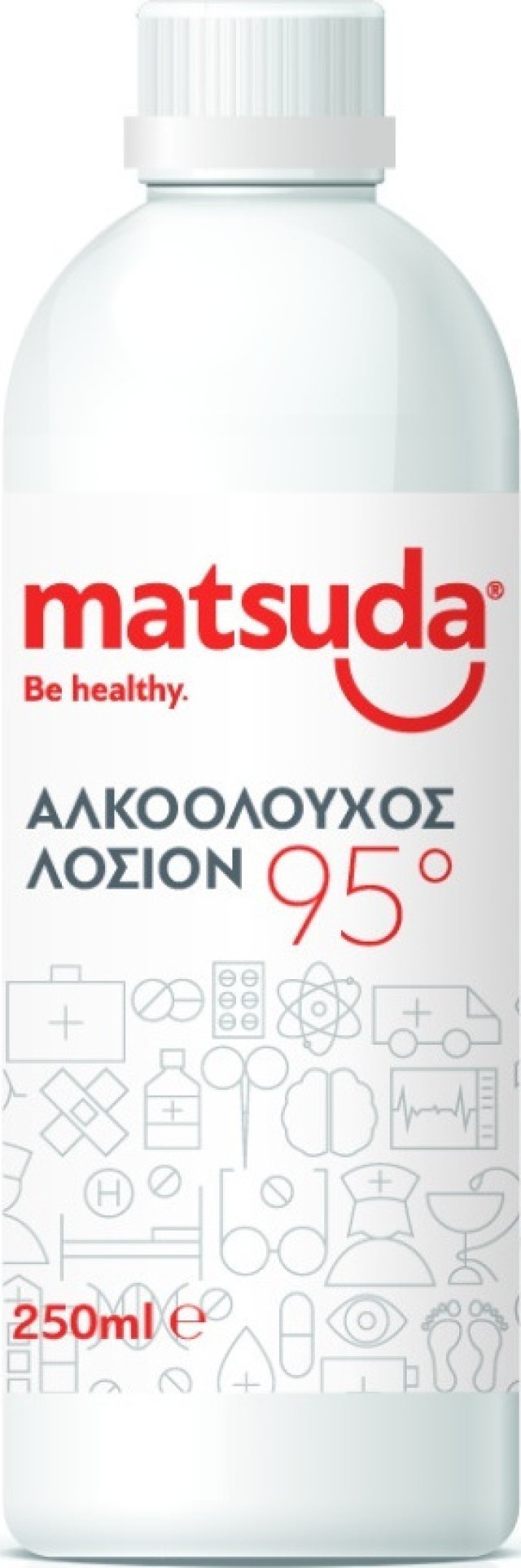 Matsuda Οινόπνευμα 95° Αλκοολούχος Λοσιόν 250ml