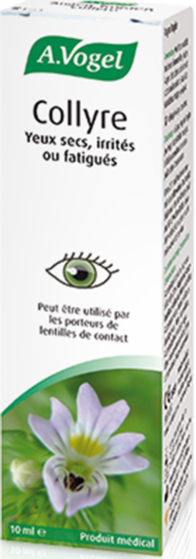 A.Vogel Collyre for Dry, Irritated Or Tired Eyes Οφθαλμικές Σταγόνες με Υαλουρονικό Οξύ για Ξηροφθαλμία 10ml