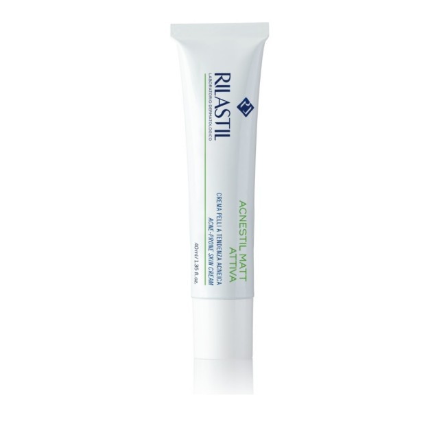 Rilastil Acnestil Matt Sebum Normalizing Moisturising Face Cream Ενυδατική & Σμηγματορυθμιστική Ματ Κρέμα 40ml