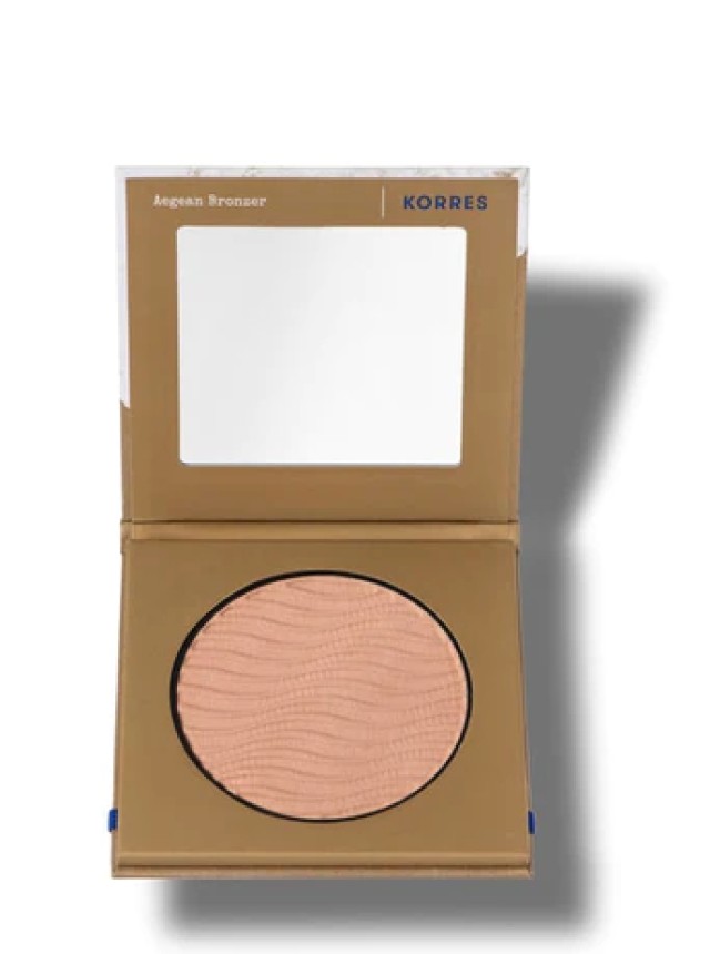 Korres Aegean Bronzer Natural Tan Look Bronzer Σε Μορφή Πούδρας Light Shade 7gr