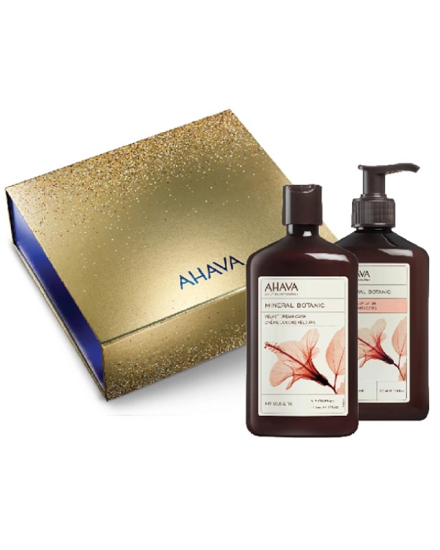 AHAVA MINERAL BOTANIC DUO SET | Mineral Botanic Cream Wash Κρεμώδες Αφρόλουτρο (500ml) & Mineral Botanic Body Lotion Λοσιόν Σώματος (500ml)