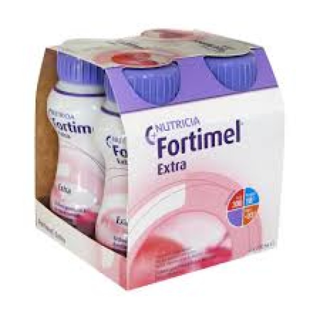 NUTRICIA Fortimel Extra 4x200ml Φράουλα