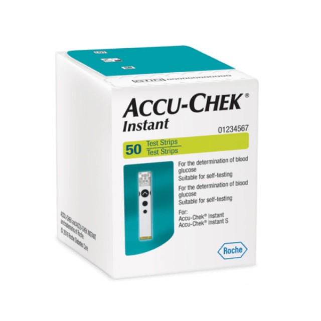 Roche Accu-Chek Instant 50 Ταινίες Μέτρησης Σακχάρου