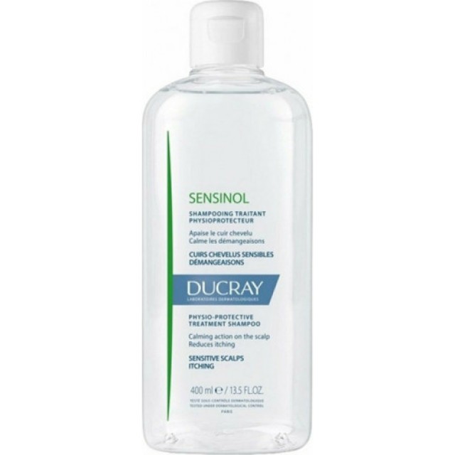 Ducray Sensinol Sensitive Scalp Shampoo Σαμπουάν Αγωγής Για Κνησμό Του Τριχωτού 400ml