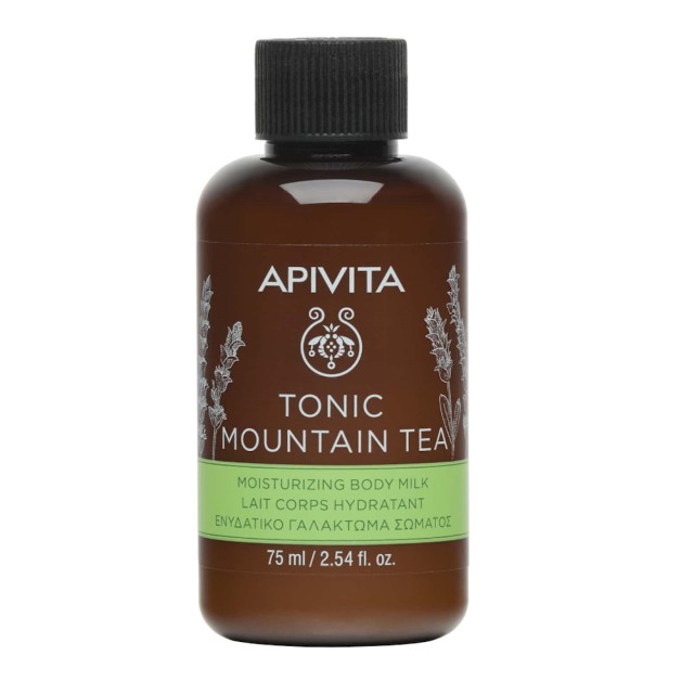 APIVITA MINI TONIC MOUNTAIN TEA ΕΝΥΔΑΤΙΚΟ ΓΑΛΑΚΤΩΜΑ ΣΩΜΑΤΟΣ 75ml