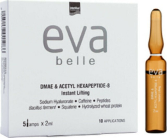 Intermed Eva Belle DMAE & Acetyl Hexapeptide-8 Αμπούλες για το Πρόσωπο με Αντιρυτιδική & Συσφικτική Δράση 5x2ml