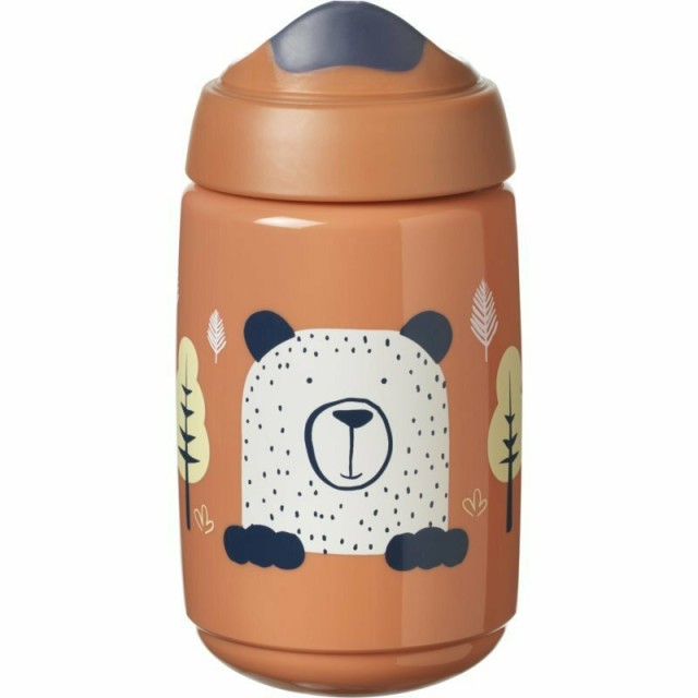 Tommee Tippee Εκπαιδευτικό Κύπελλο Με Στόμιο Superstar Πλαστικό Πορτοκαλί 12m+ 390ml