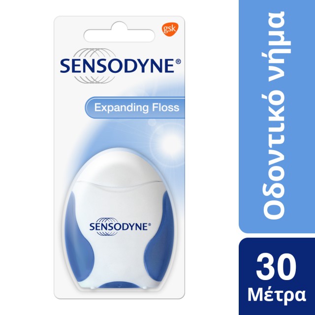Sensodyne Expanding Floss Οδοντικό Νήμα Για Μεσοδόντιο Καθαρισμό 30m