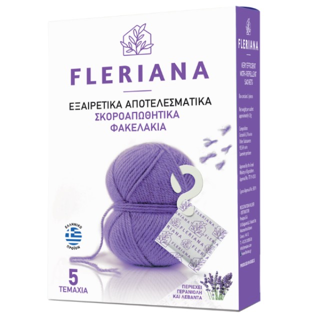 POWER HEALTH Fleriana Φυσικό Σκοροαπωθητικό, 5τεμ