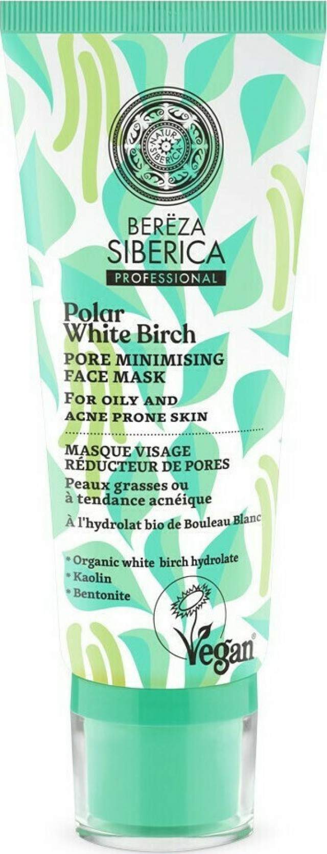 Natura Siberica Bereza Polar White Birch Pore Minimising Face Mask Mάσκα Ελαχιστοποίησης Των Πόρων Για Λιπαρή & Ακνεϊκή Επιδερμίδα 100ml