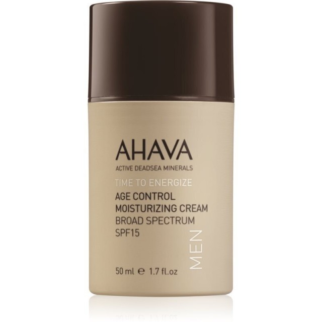 Ahava Men Care Age Control Moisturizing Cream Broad Spectrum Ενυδατική Αντιγηραντική Κρέμα Για Άνδρες SPF15 50ml