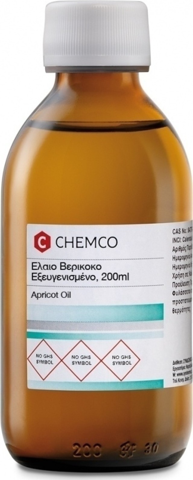 Chemco Έλαιο Βερύκοκο Εξευγενισμένο 200ml