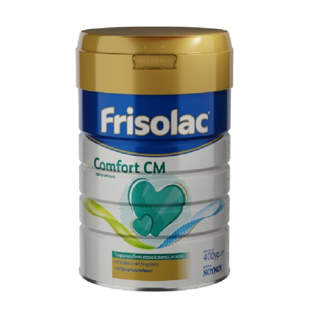 Frisolac Comfort CM Ειδικό Γάλα Για Τη Διαιτητική Διαχείριση Των Βρεφικών Κολικών 0m+ 400gr