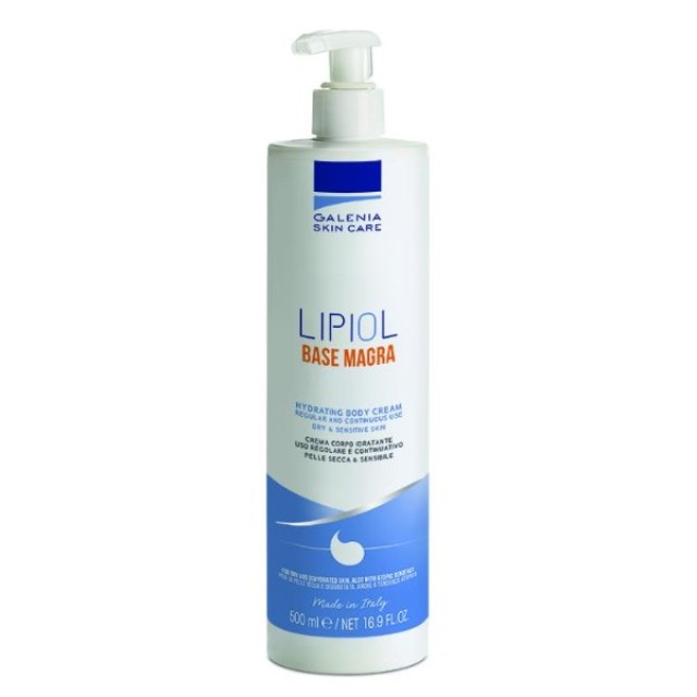 GALENIA SKIN CARE Cerion Lipiol Base Magra Ενυδατική και Προστατευτική Κρέμα Σώματος 500ml