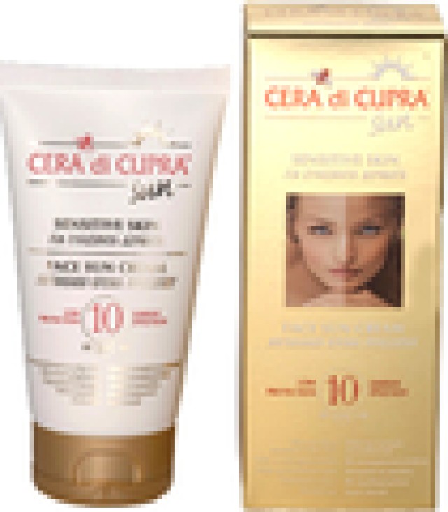 Cera di Cupra Face Sun Cream for Sensitive Skin Αντιηλιακή Κρέμα Προσώπου SPF10 75ml