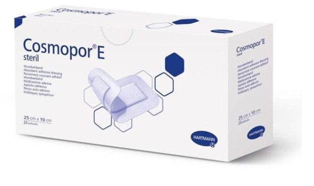 Hartmann Cosmopor E Αυτοκόλλητη Αποστειρωμένη Γάζα 10x25cm 25τμχ