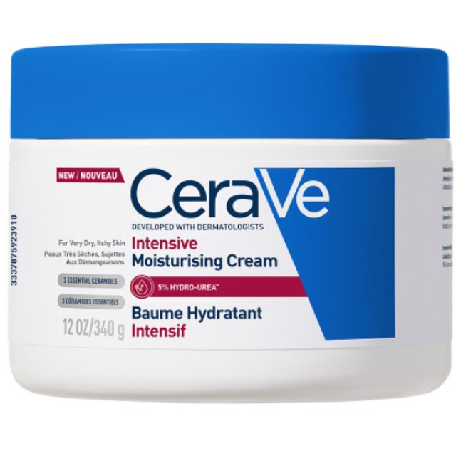 CeraVe Intensive Moisturising Cream Ενταντική Ενυδατική Κρέμα για Πολύ Ξηρό Δέρμα, 340g