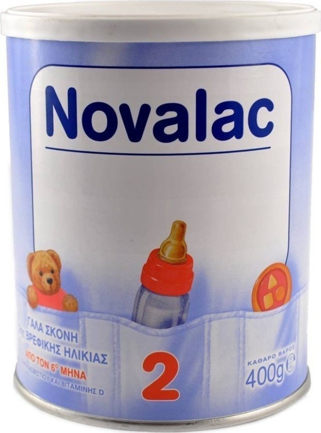 Novalac 2 Βρεφικό Γάλα Σε Σκόνη 2ης Βρεφικής Ηλικίας 6-10m 400g
